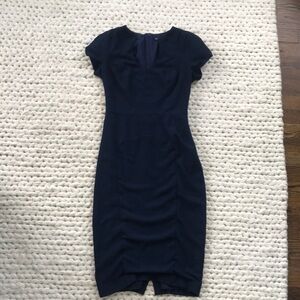 Navy blue sheath dress
